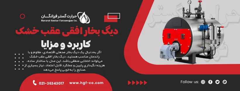 دیگ بخار افقی