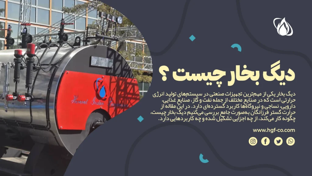 دیگ بخار چیست؟ بررسی کامل کاربردها، اجزا و نحوه عملکرد
